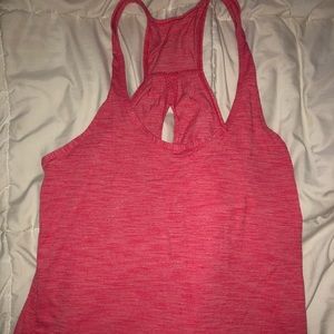 lululemon] pink tank top ( cotton/wool)